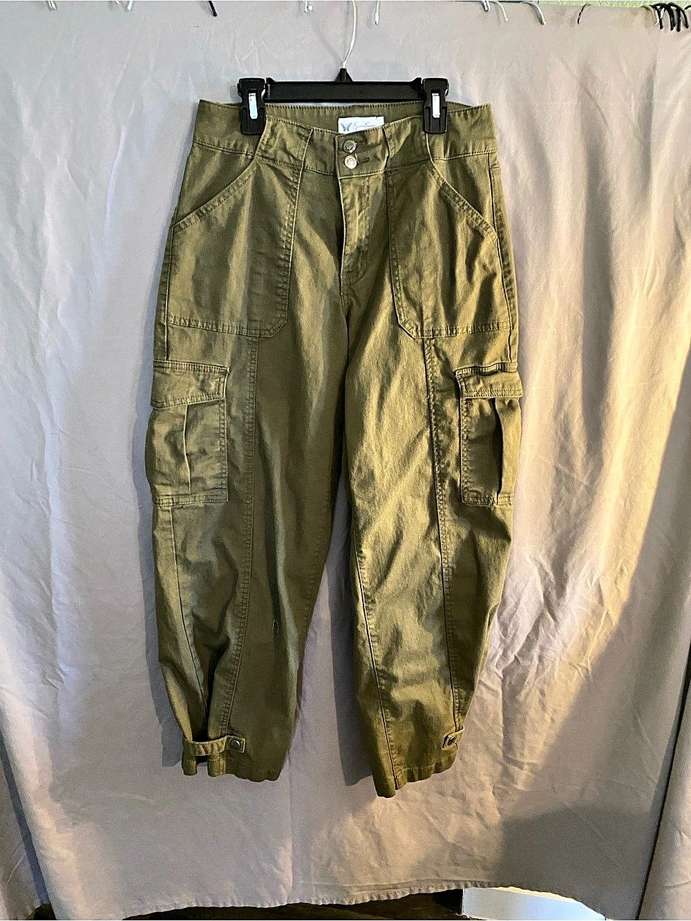 Jessica Simpson Women's Cargo Pants in Green Size 2